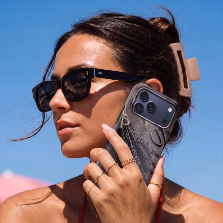 Telefoonhoesje Toughcase - Bloemen - Rustiek - Paars — 6
