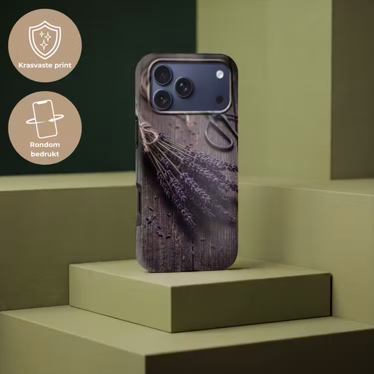 Telefoonhoesje Toughcase - Bloemen - Rustiek - Paars — 7