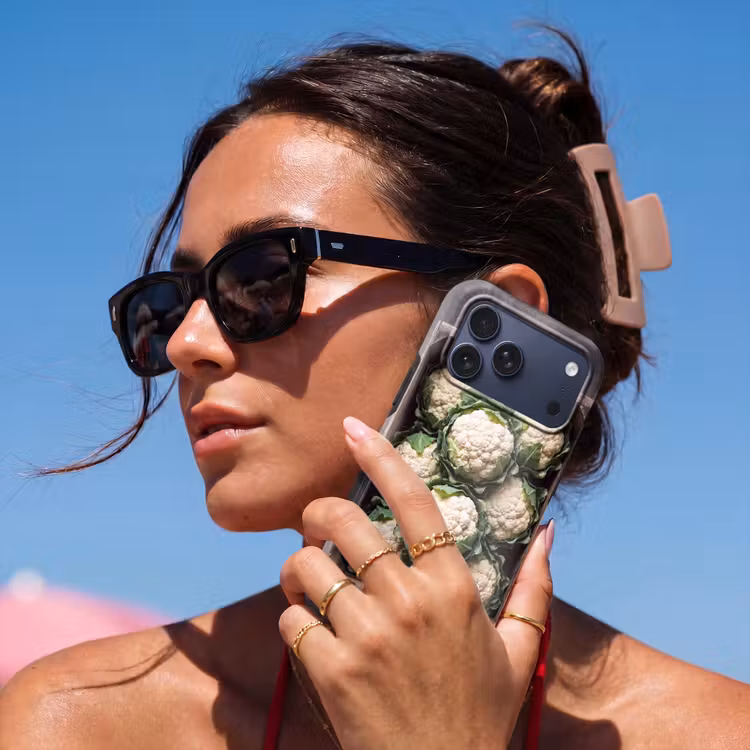 Telefoonhoesje Toughcase - Bloemkool - Houten kist — 6