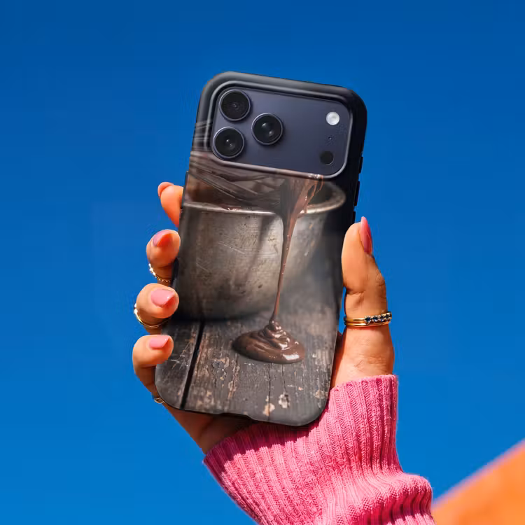 Telefoonhoesje Toughcase - Chocolade - Beslag - Eten — 2