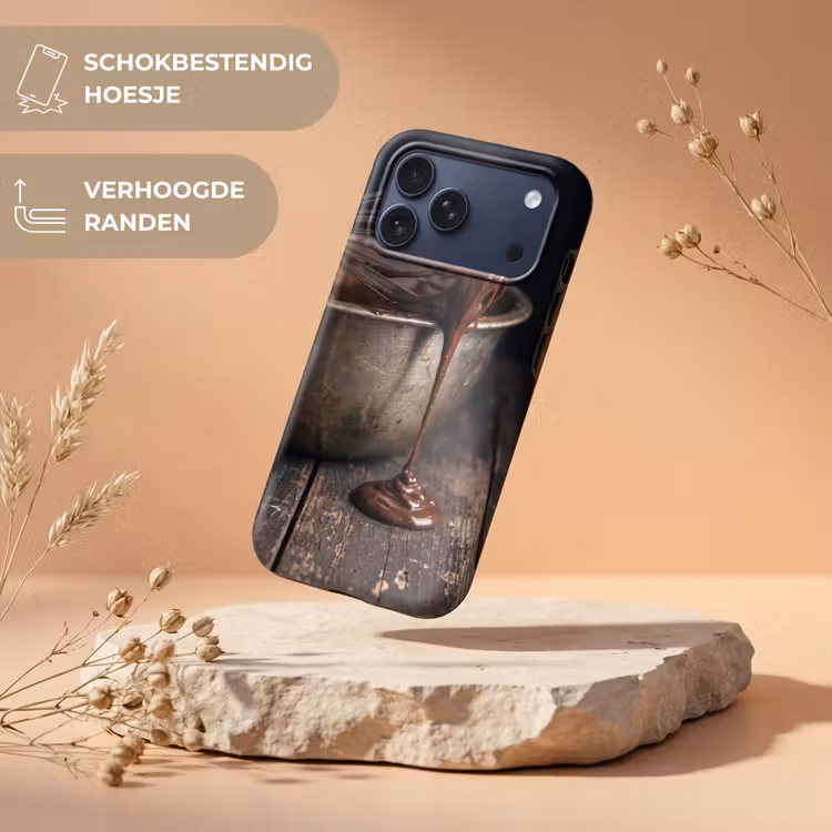 Telefoonhoesje Toughcase - Chocolade - Beslag - Eten — 5