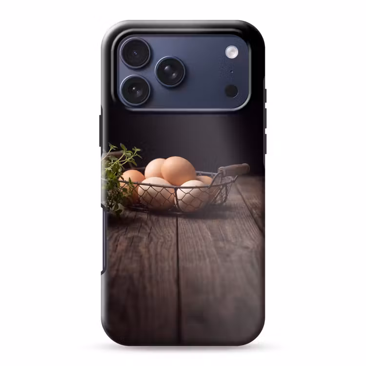 Telefoonhoesje Toughcase - Eieren - Mand - Eten — 1