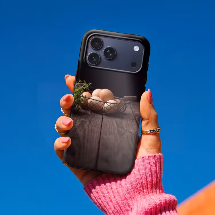 Telefoonhoesje Toughcase - Eieren - Mand - Eten — 2