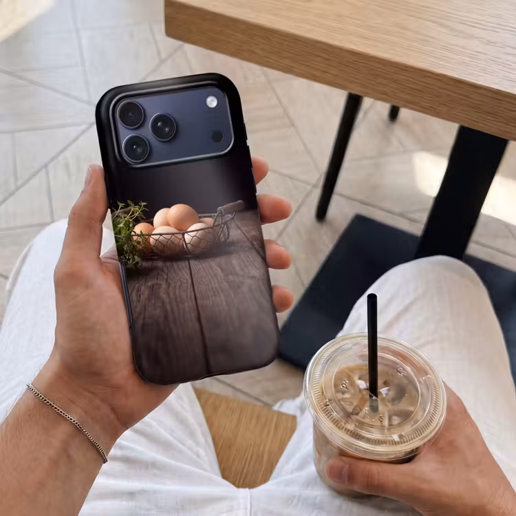 Telefoonhoesje Toughcase - Eieren - Mand - Eten — 4