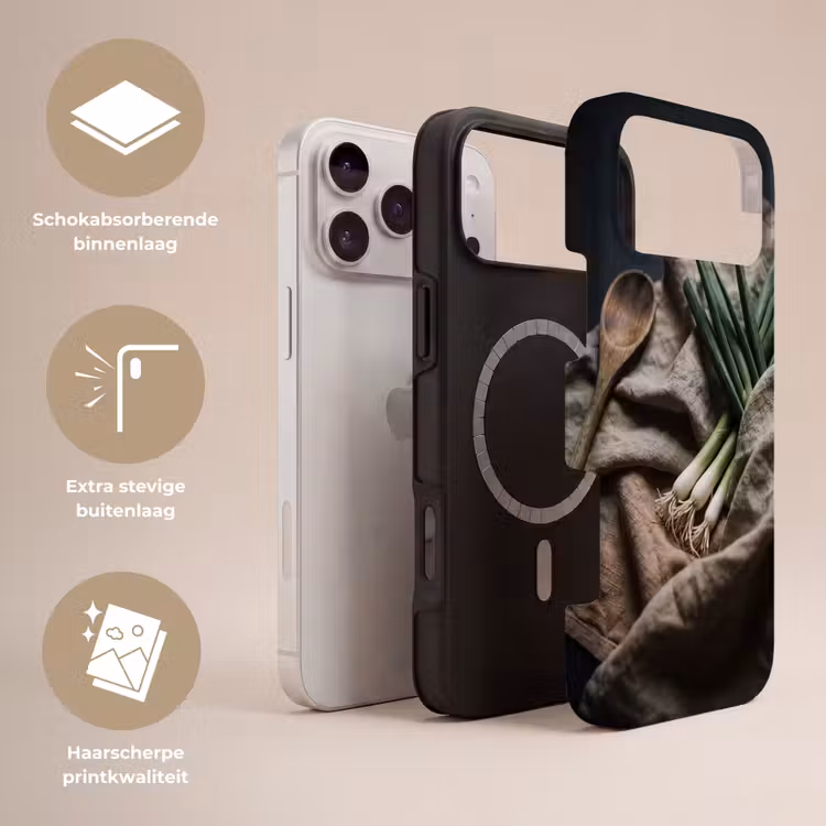 Telefoonhoesje Toughcase - Eten - Lepel - Rustiek — 3