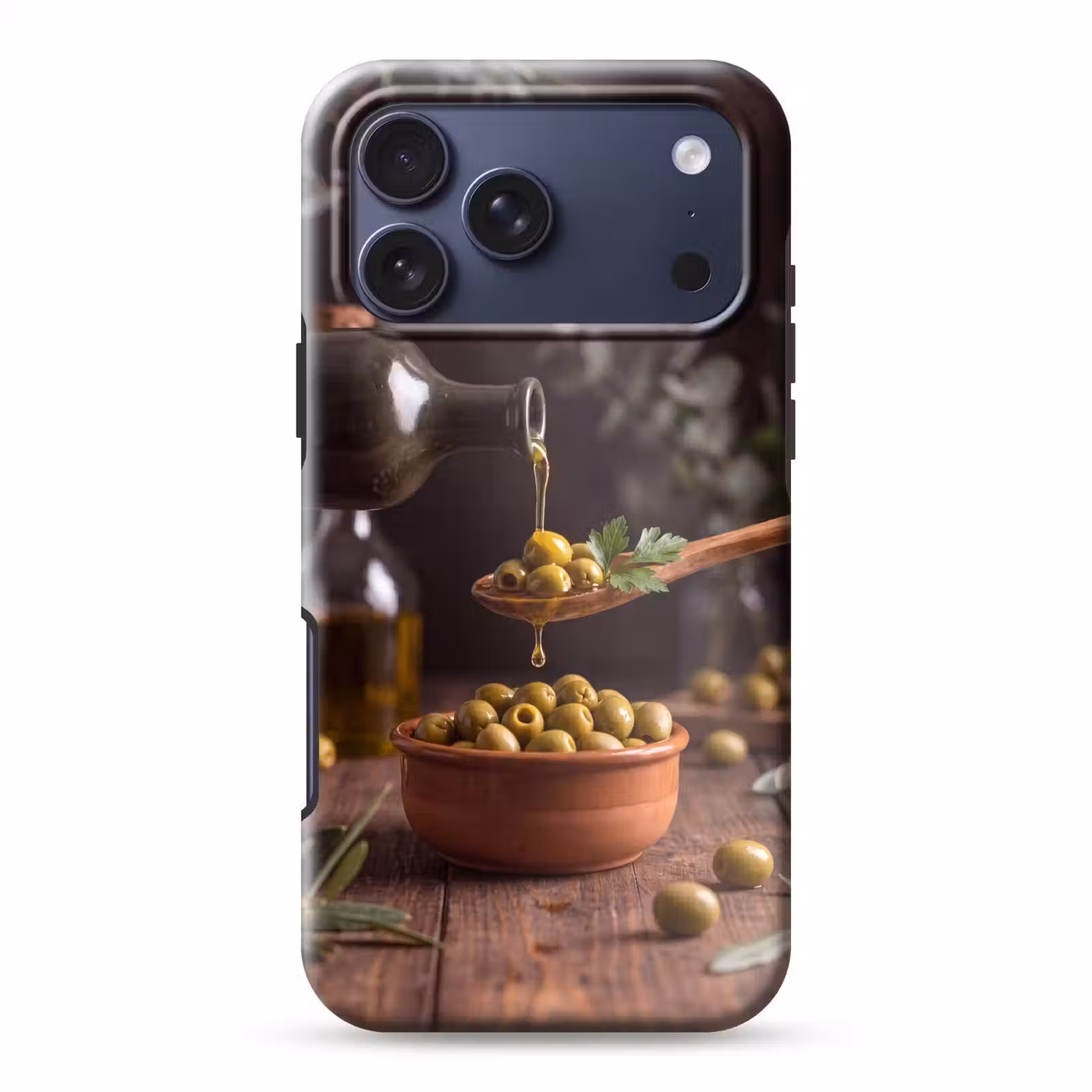 Telefoonhoesje Toughcase - Olijven - Olijfolie - Eten — 1