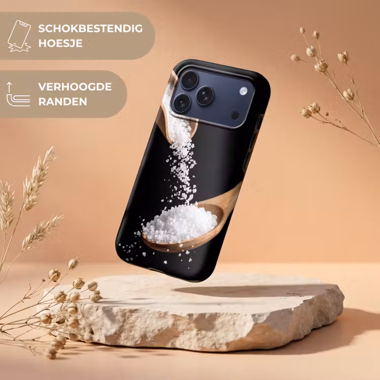 Telefoonhoesje Toughcase - Eten - Zout - Hout — 5