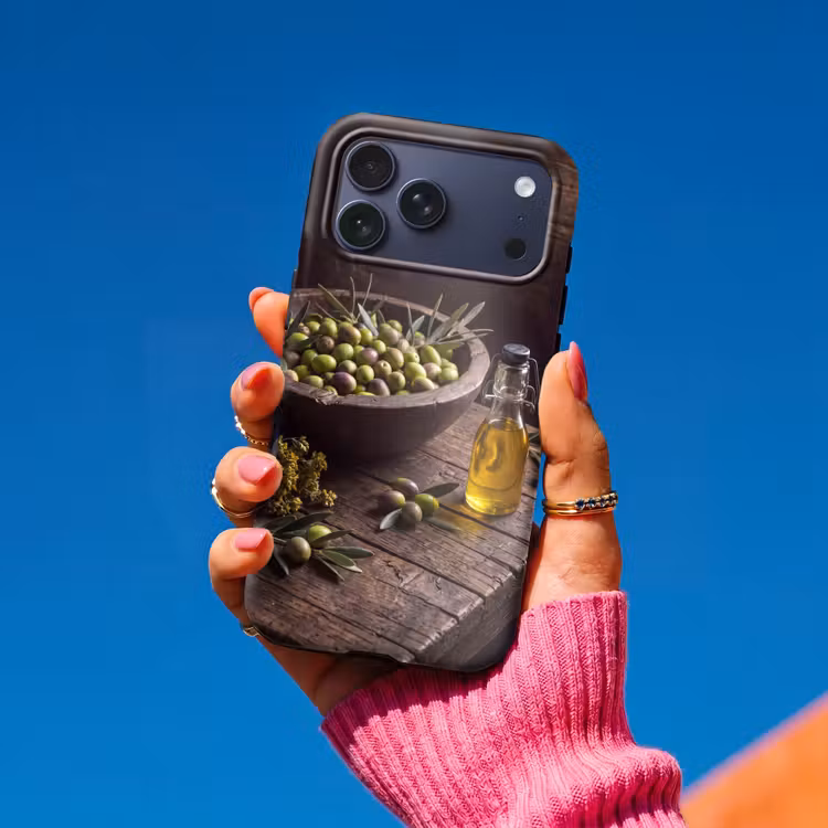 Telefoonhoesje Toughcase - Olijven - Eten - Rustiek — 2
