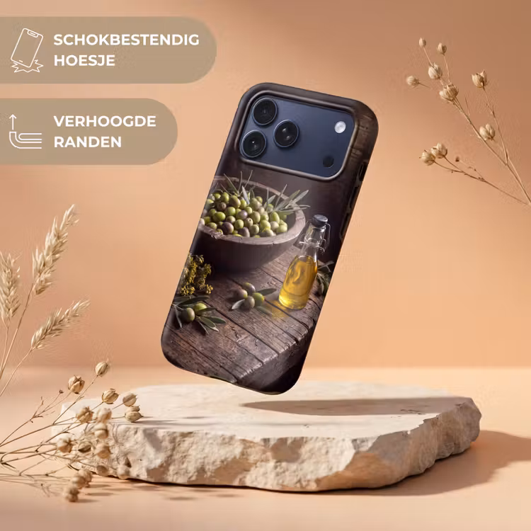 Telefoonhoesje Toughcase - Olijven - Eten - Rustiek — 5