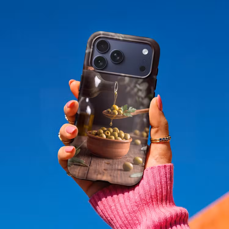 Telefoonhoesje Toughcase - Olijven - Olijfolie - Eten — 2