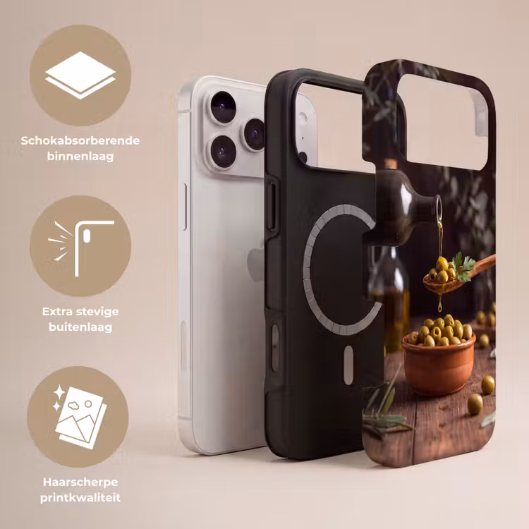 Telefoonhoesje Toughcase - Olijven - Olijfolie - Eten — 3