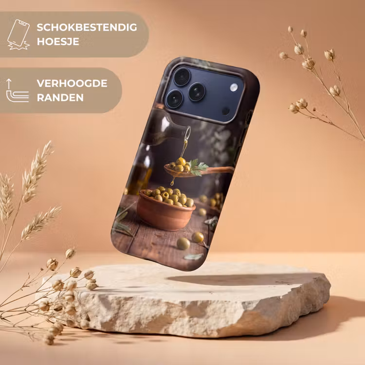 Telefoonhoesje Toughcase - Olijven - Olijfolie - Eten — 5