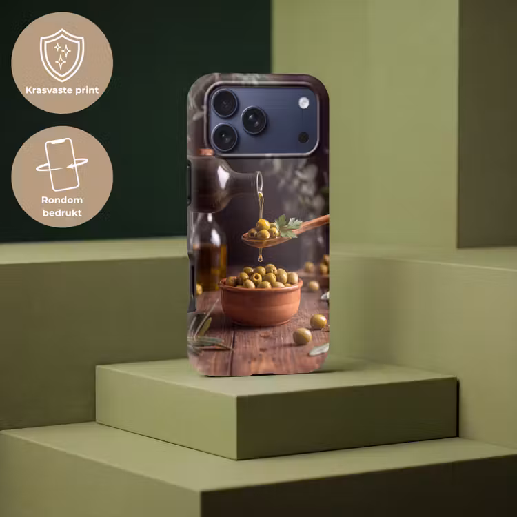 Telefoonhoesje Toughcase - Olijven - Olijfolie - Eten — 7
