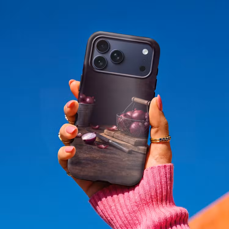 Telefoonhoesje Toughcase - Ui - Eten - Rustiek — 2