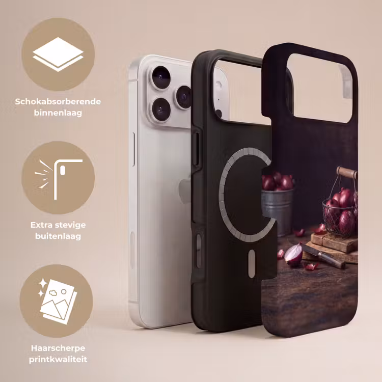 Telefoonhoesje Toughcase - Ui - Eten - Rustiek — 3