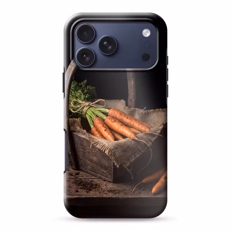 Telefoonhoesje Toughcase - Wortels - Mand - Eten — 1