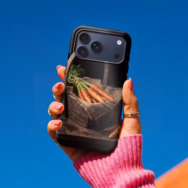 Telefoonhoesje Toughcase - Wortels - Mand - Eten — 2