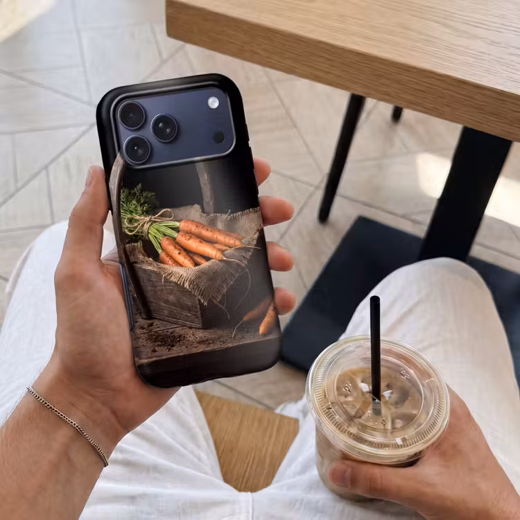 Telefoonhoesje Toughcase - Wortels - Mand - Eten — 4