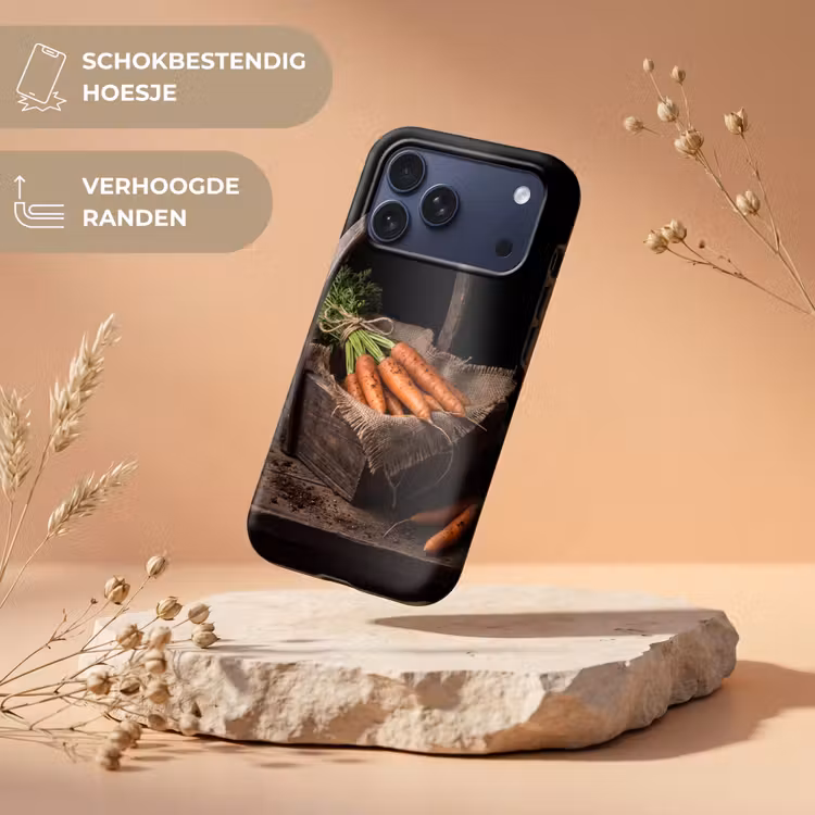 Telefoonhoesje Toughcase - Wortels - Mand - Eten — 5