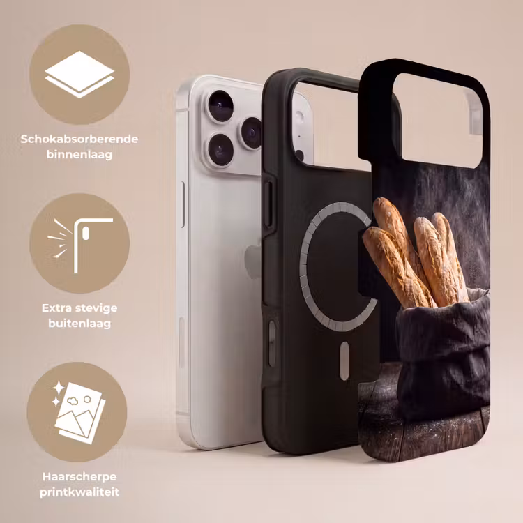 Telefoonhoesje Toughcase - Brood - Zak - Eten — 3