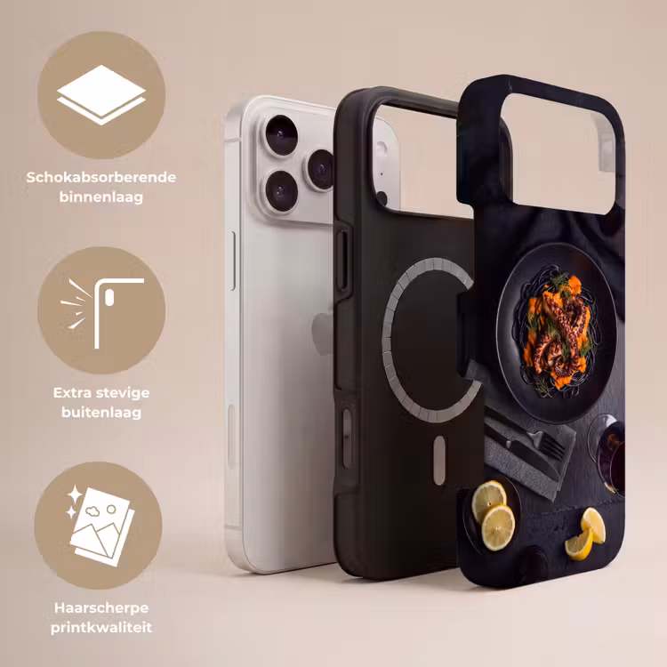 Telefoonhoesje Toughcase - Eten - Octopus - Modern — 3