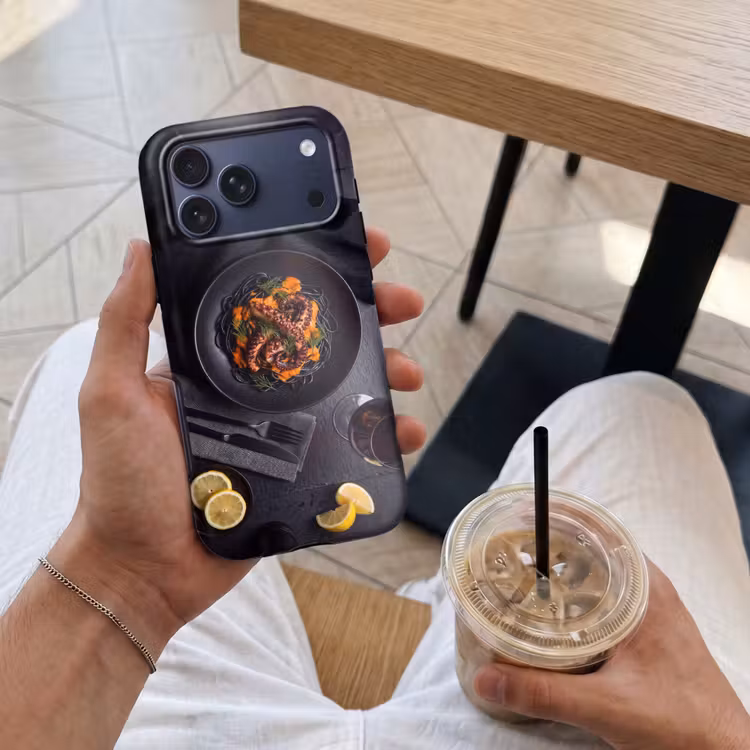 Telefoonhoesje Toughcase - Eten - Octopus - Modern — 4