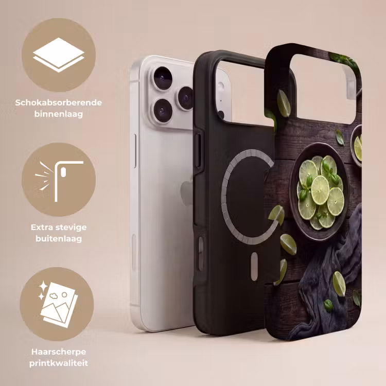 Telefoonhoesje Toughcase - Fruit - Groen - Eten — 3