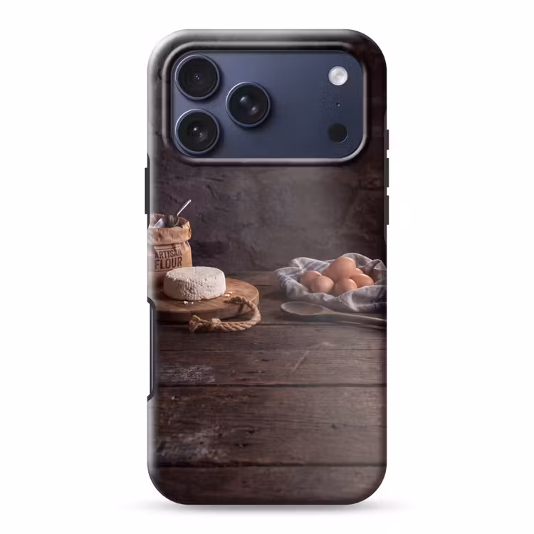 Telefoonhoesje Toughcase - Meel - Eieren - Eten — 1
