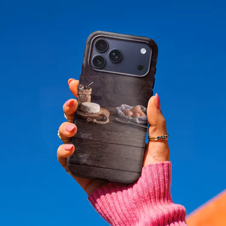 Telefoonhoesje Toughcase - Meel - Eieren - Eten — 2