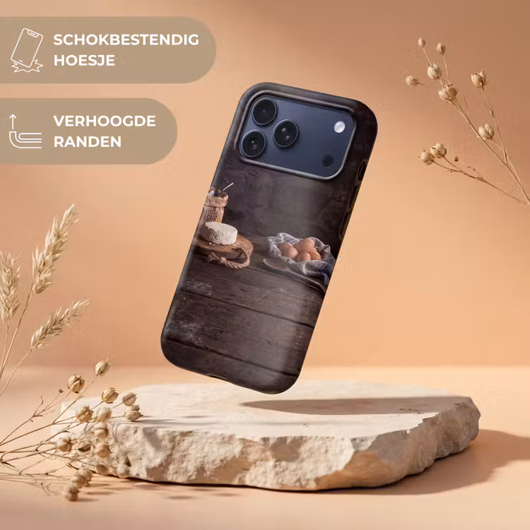 Telefoonhoesje Toughcase - Meel - Eieren - Eten — 5