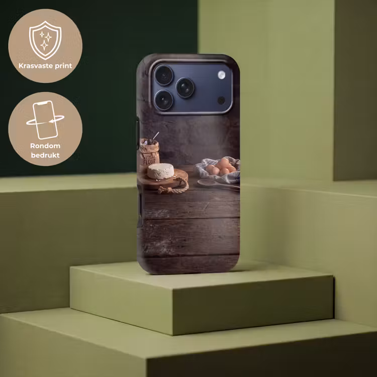 Telefoonhoesje Toughcase - Meel - Eieren - Eten — 7