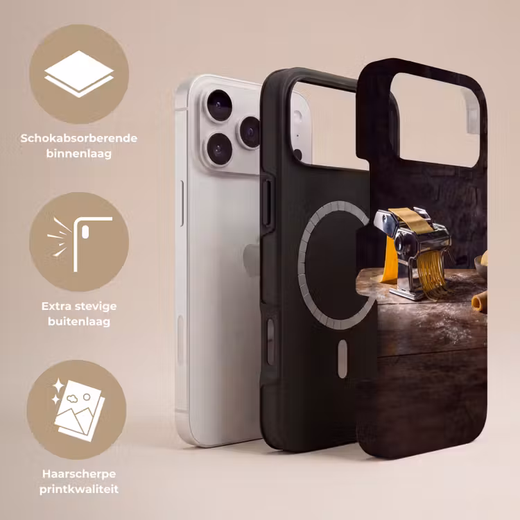 Telefoonhoesje Toughcase - Pasta - Vers - Koken — 3