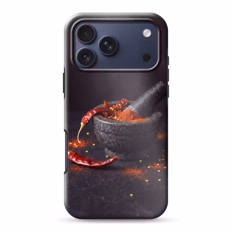 Telefoonhoesje Toughcase - Specerijen - Vijzel - Rood — 1