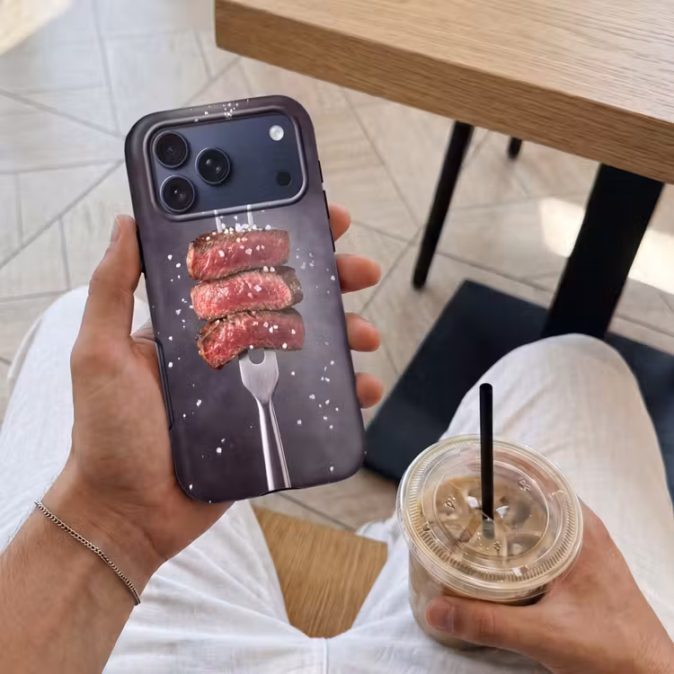 Telefoonhoesje Toughcase - Eten - Vlees - Zout — 4