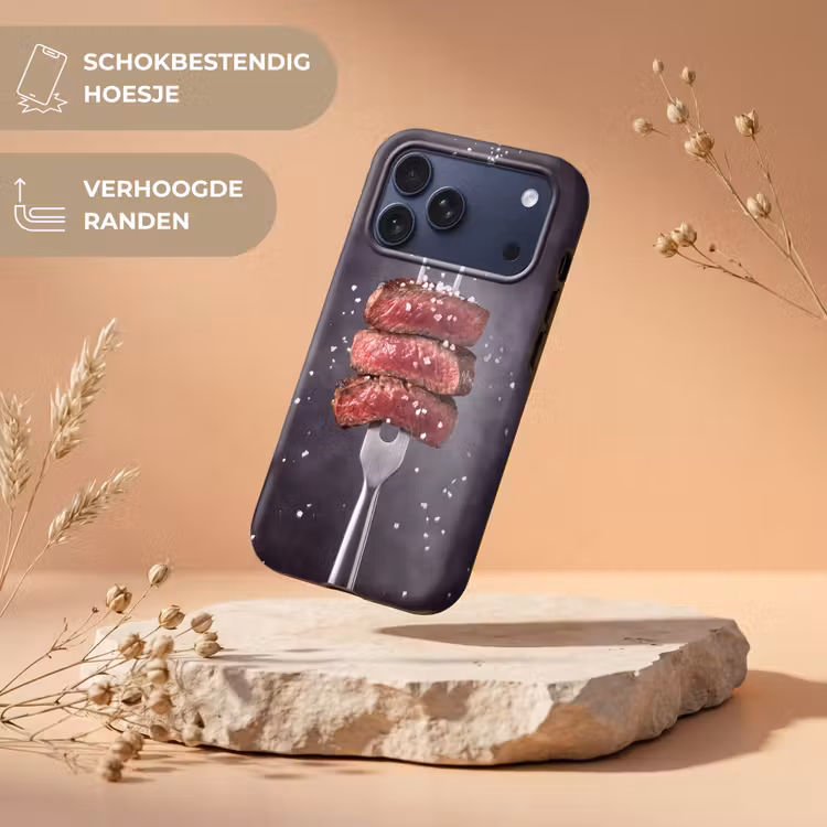 Telefoonhoesje Toughcase - Eten - Vlees - Zout — 5