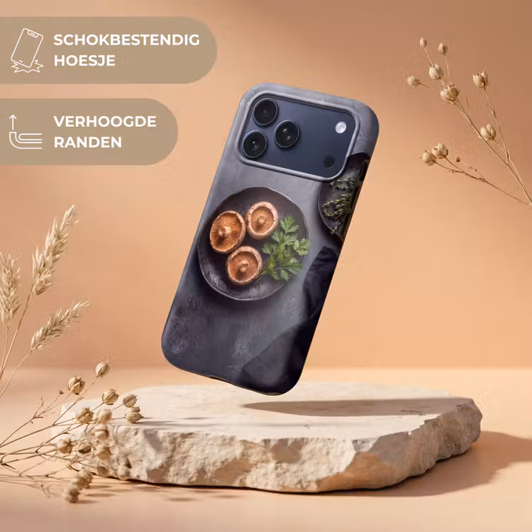 Telefoonhoesje Toughcase - Paddestoelen - Kruiden - Eten — 5
