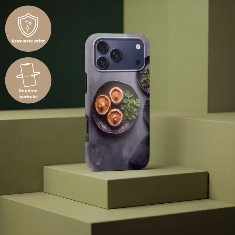 Telefoonhoesje Toughcase - Paddestoelen - Kruiden - Eten — 7