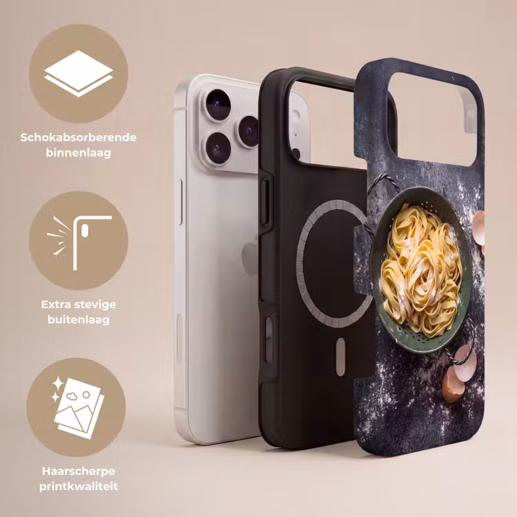 Telefoonhoesje Toughcase - Pasta - Keuken - Eten — 3