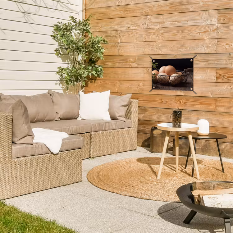 Tuinposter - Eieren - Mand - Eten — 4