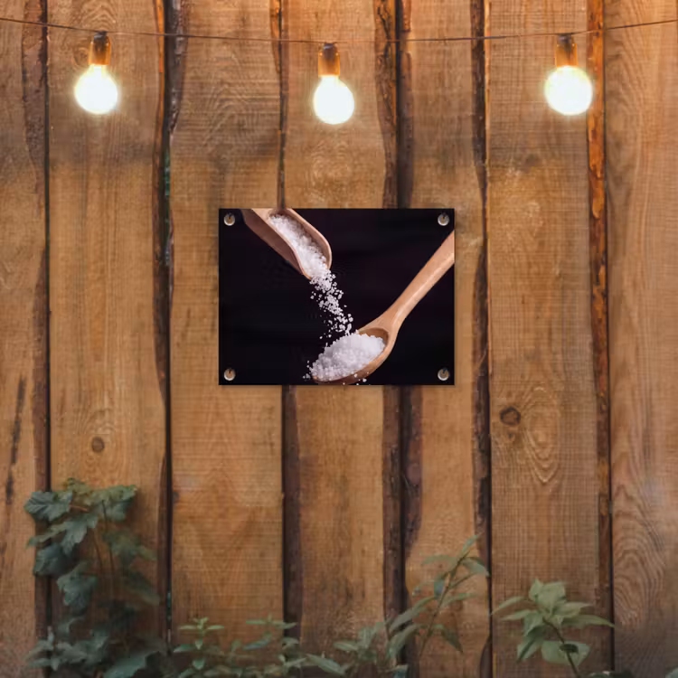 Tuinposter - Eten - Zout - Hout — 2