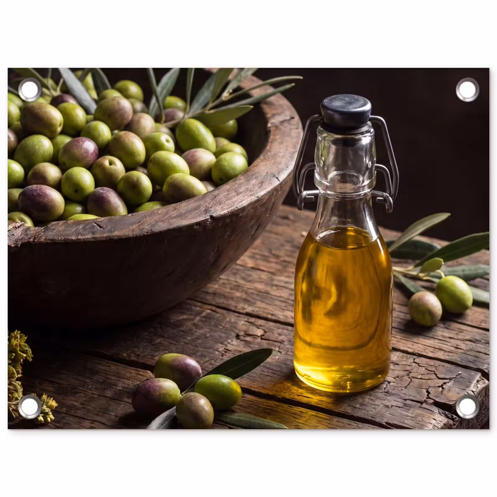 Tuinposter - Olijven - Eten - Rustiek — 1