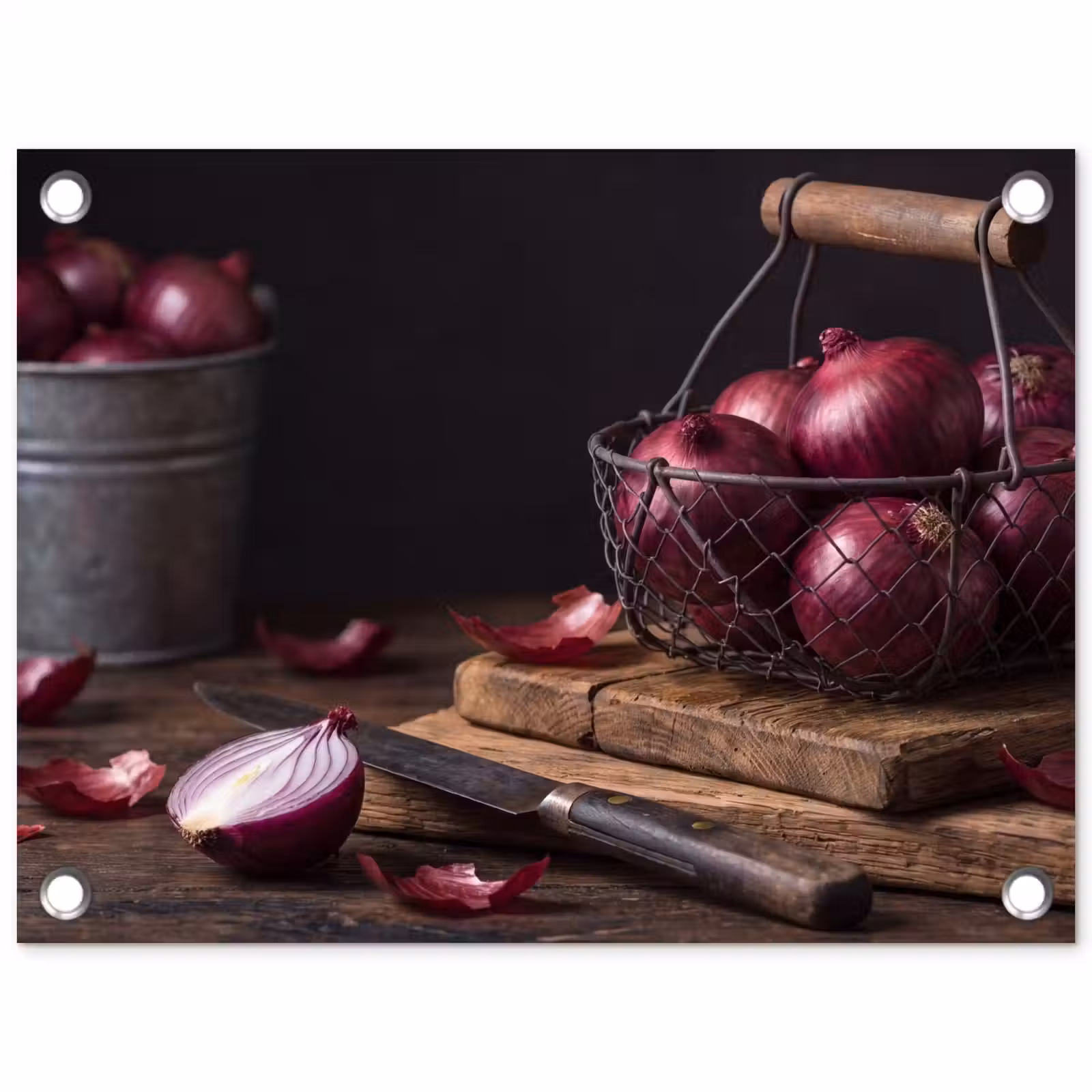 Tuinposter - Ui - Eten - Rustiek — 1