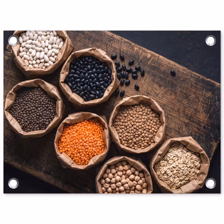 Tuinposter - Eten - Zakjes - Voeding — 1