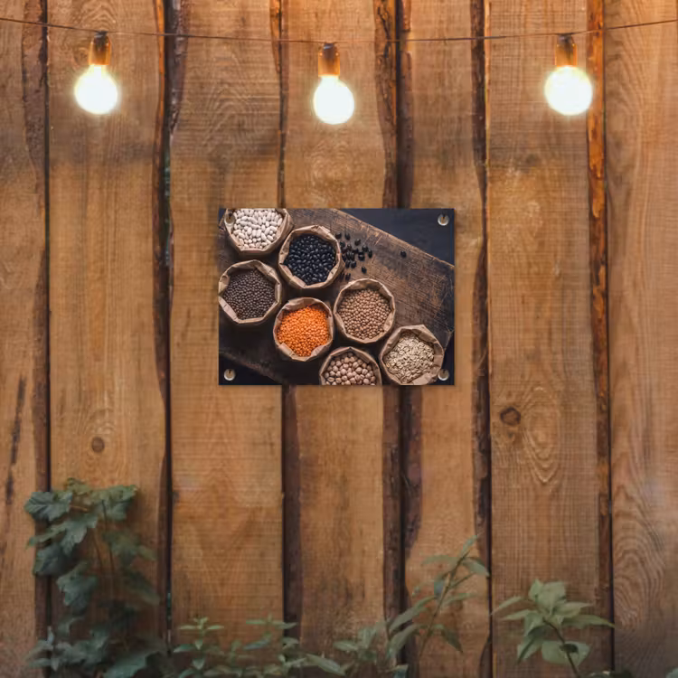 Tuinposter - Eten - Zakjes - Voeding — 2