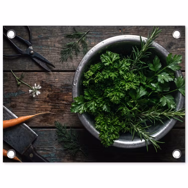Tuinposter - Groenten - Hout - Eten — 1