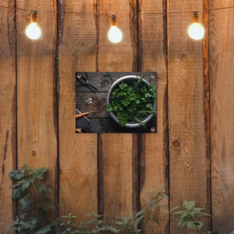 Tuinposter - Groenten - Hout - Eten — 2