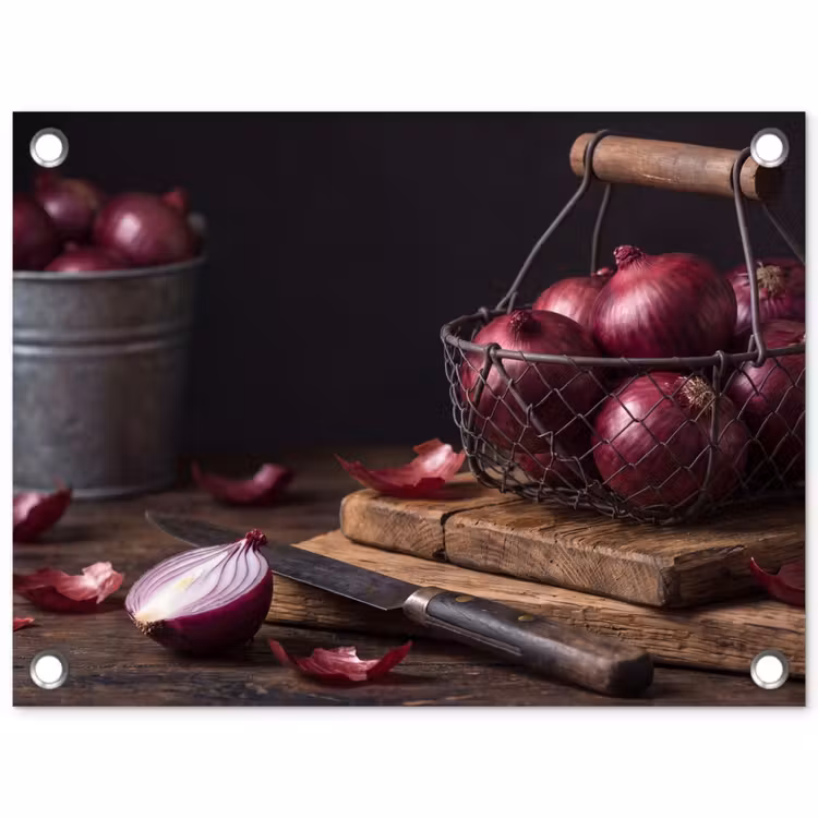 Tuinposter - Ui - Eten - Rustiek — 1