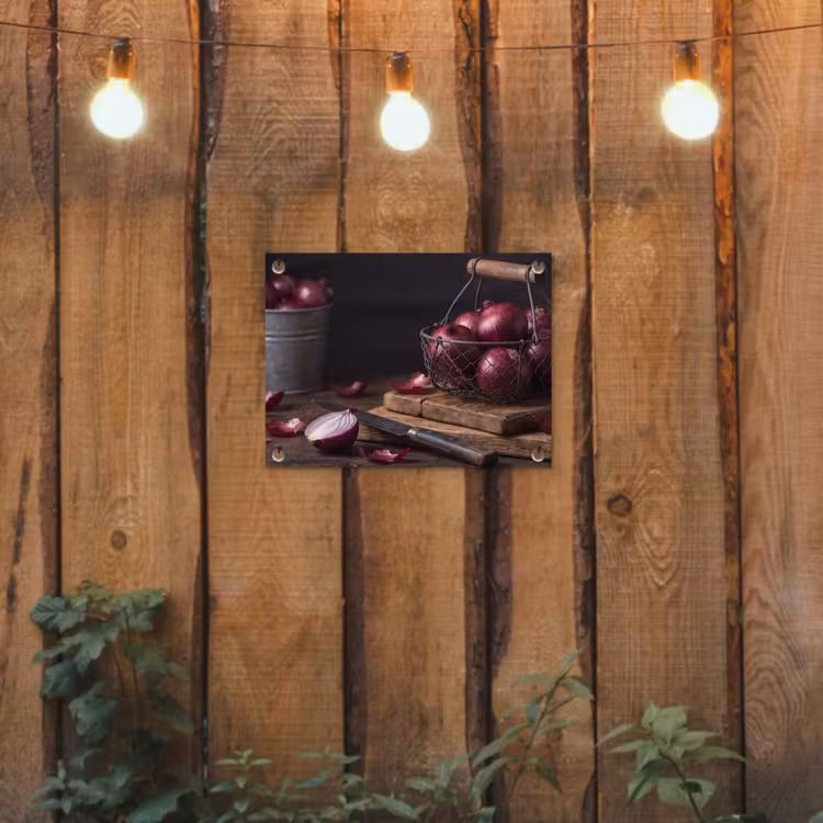 Tuinposter - Ui - Eten - Rustiek — 2