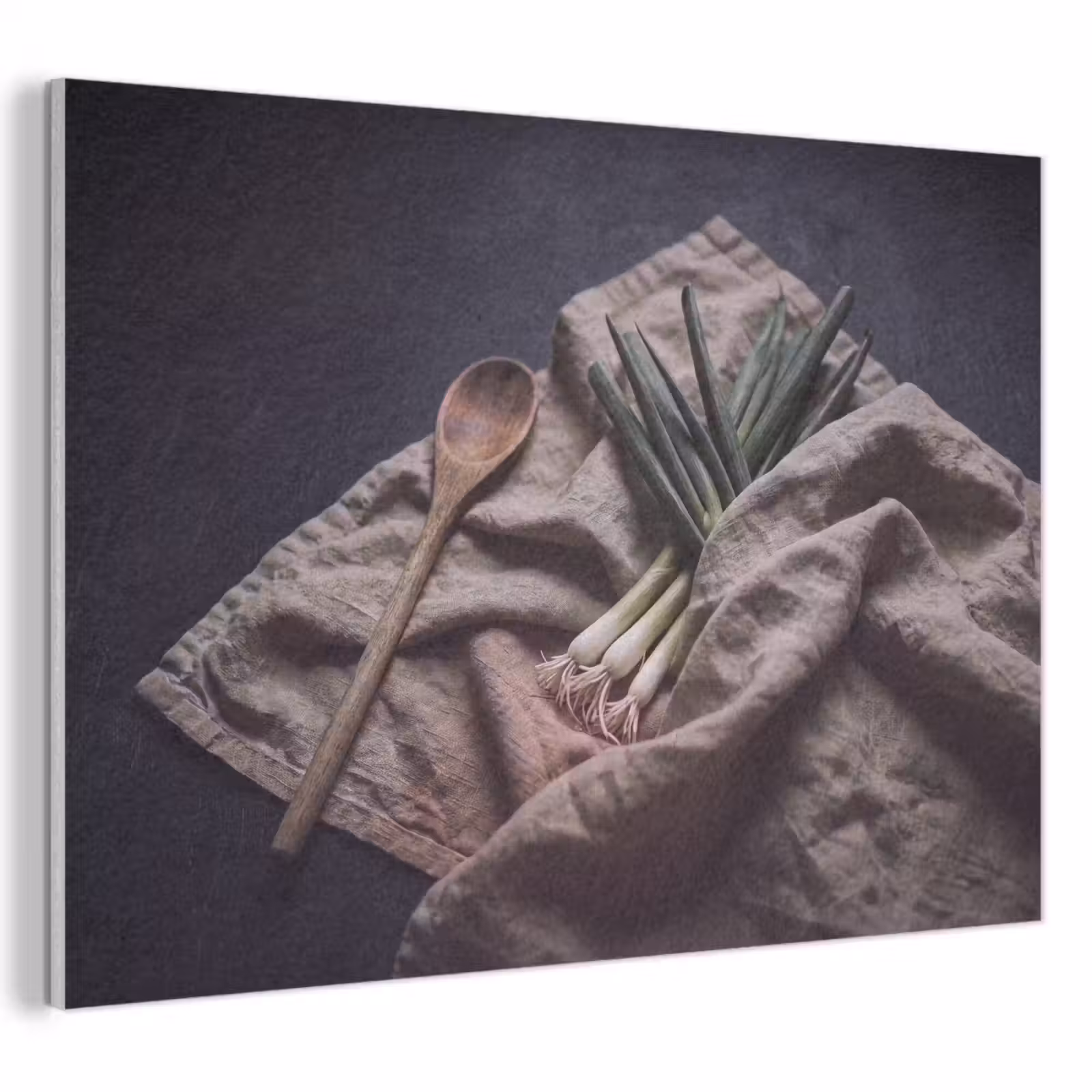 Akoestisch schilderij - Eten - Lepel - Rustiek — 1