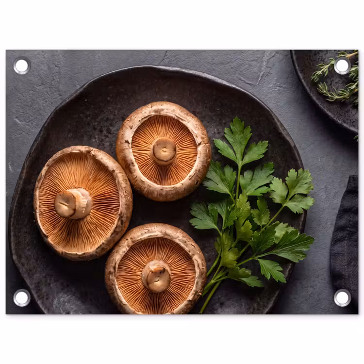 Tuinposter - Paddestoelen - Kruiden - Eten — 1